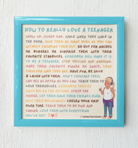 "How to Really Love a Teenager" Poster