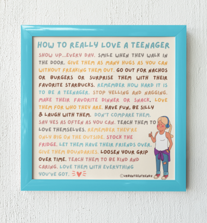 "How to Really Love a Teenager" Poster