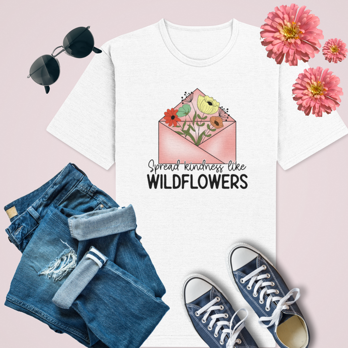 "Spread Kindness Like Wildflowers" Unisex T-Shirt